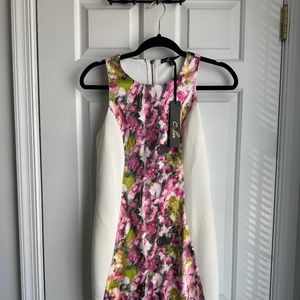 NWT C. Luce Floral Sleeveless Midi Dress